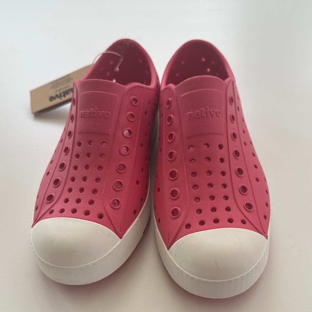 Native Pink Slip-On Sneakers